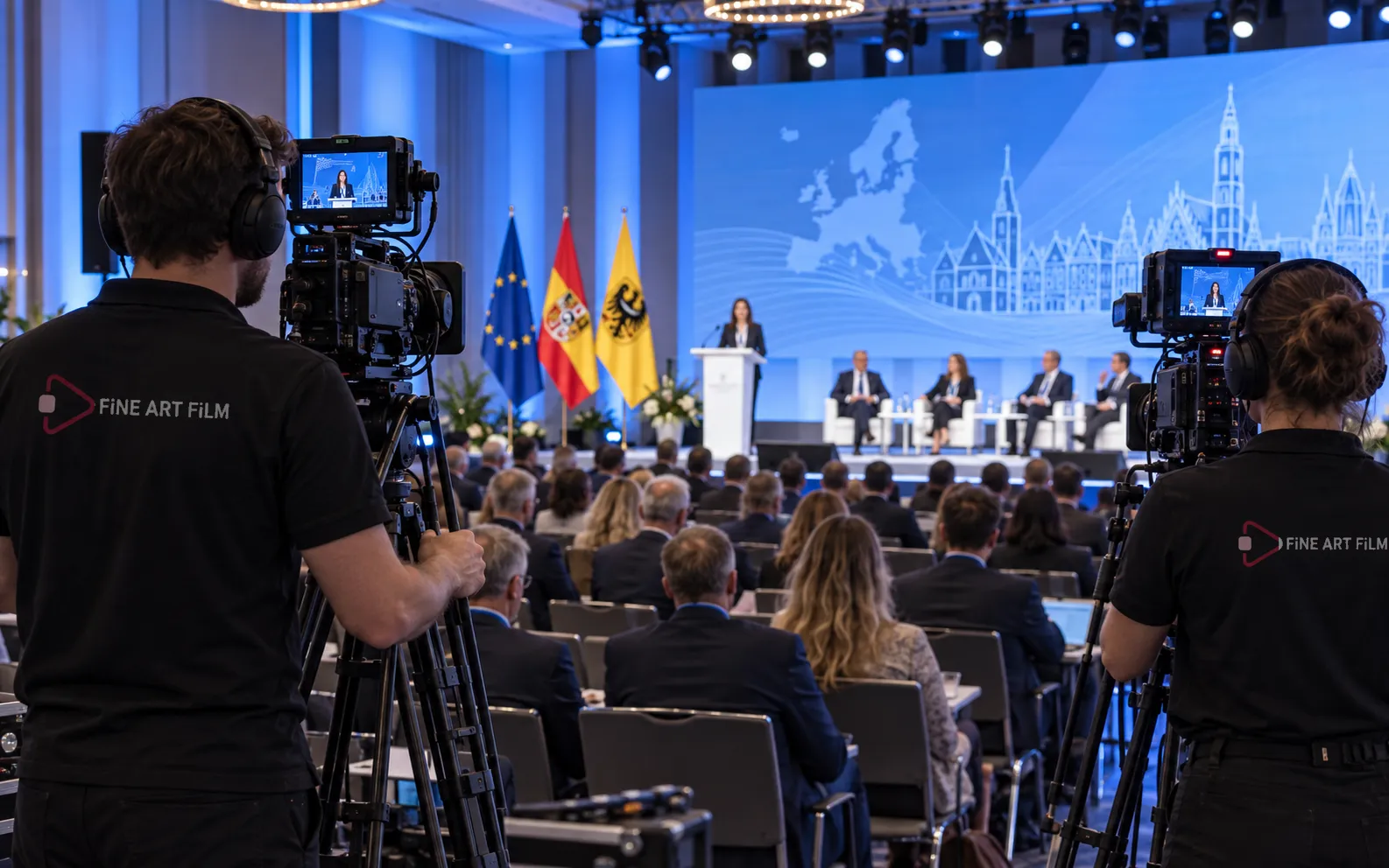 Wielokamerowa transmisja dużej konferencji europejskiej
