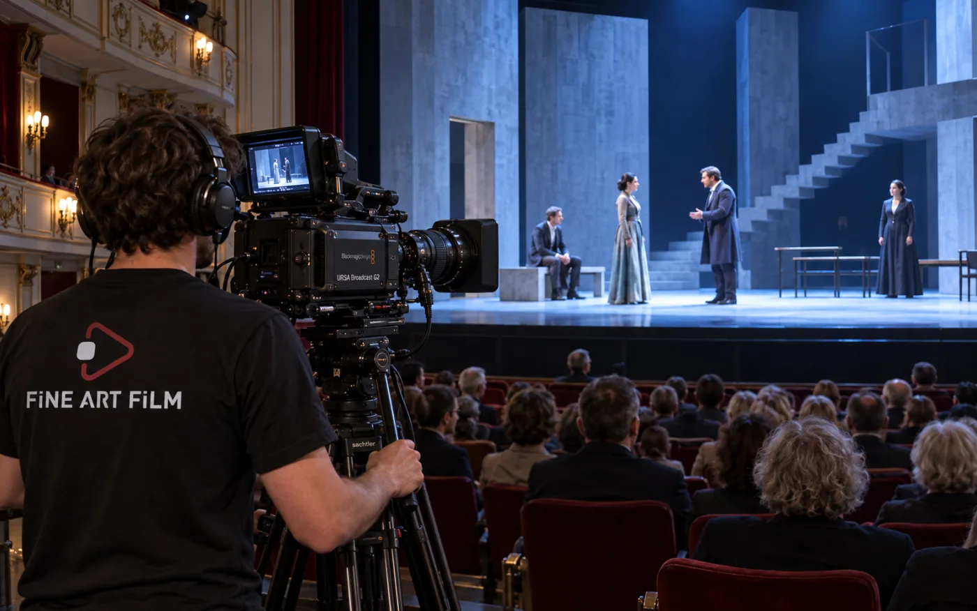 Realizacja wielokamerowa spektaklu teatralnego z widownią