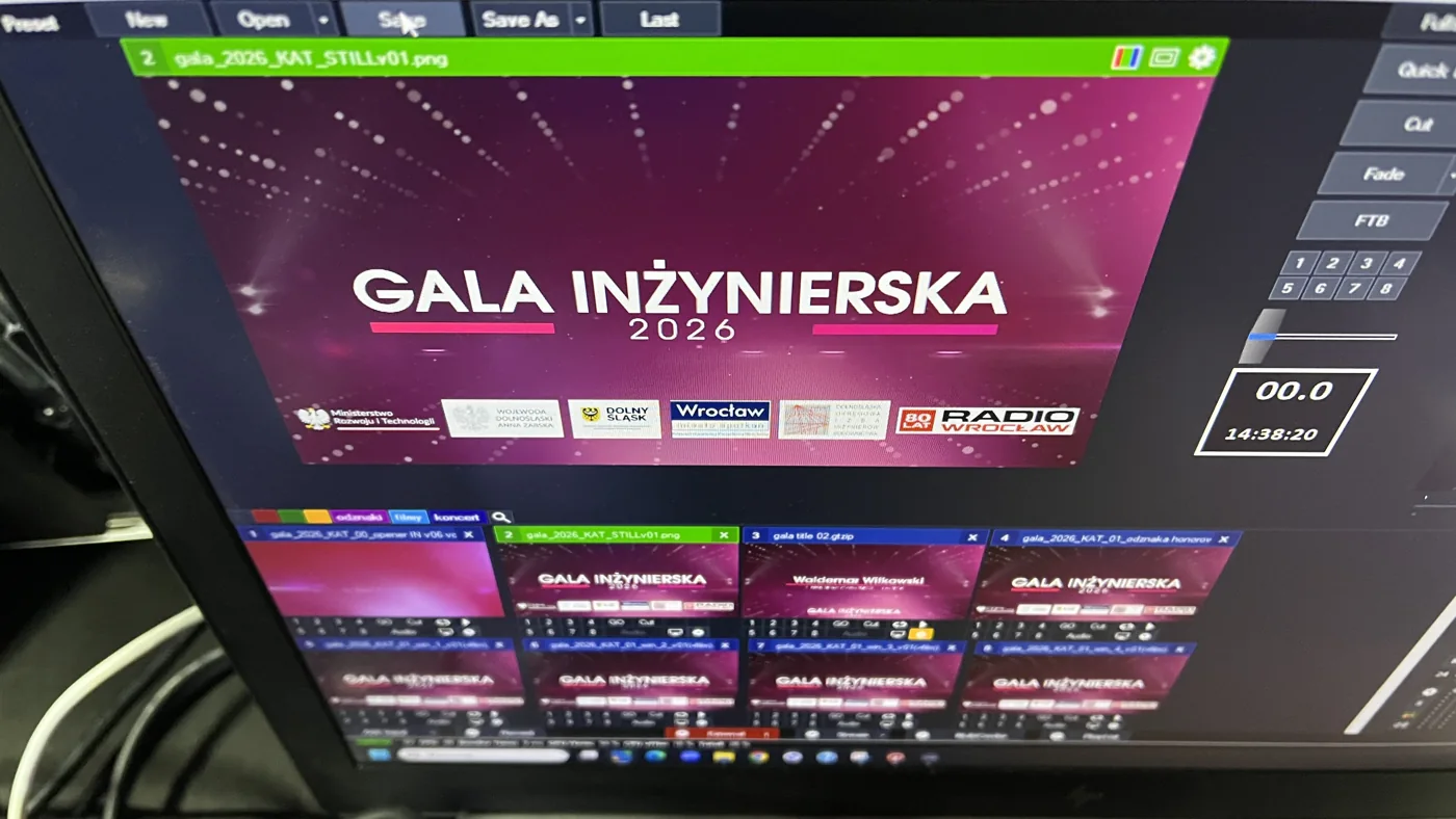 Przygotowanie oprawy wideo gali - Gala Inżynierska 2026 we Wrocławiu