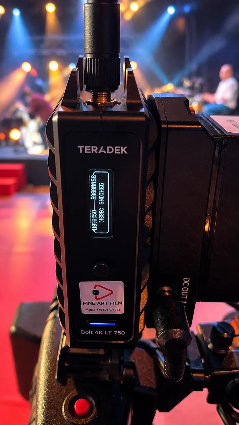 Teradek podczas realizacji koncertowej - Gala Inżynierska 2026 we Wrocławiu
