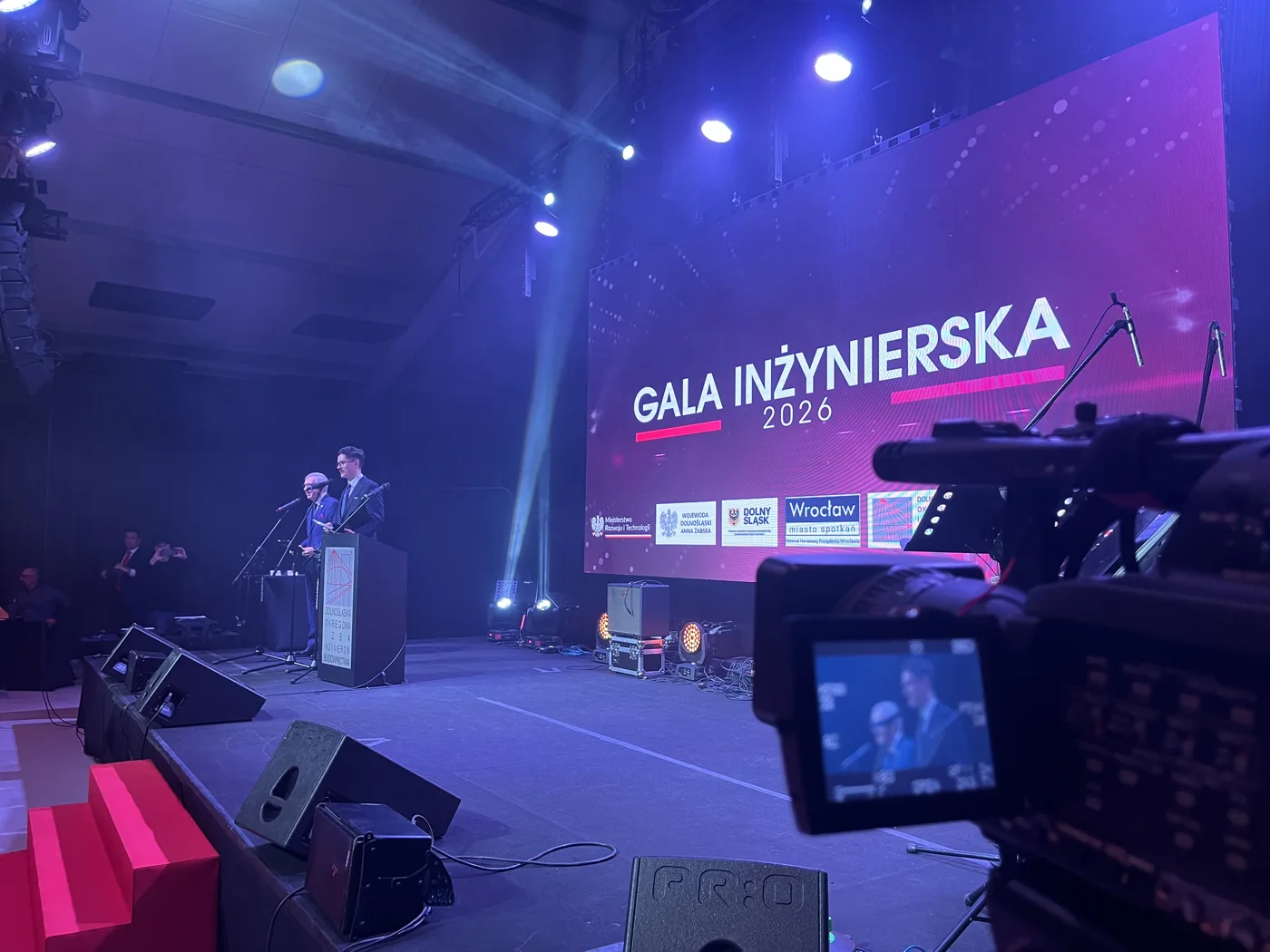Realizacja wizji podczas wystąpienia - Gala Inżynierska 2026 we Wrocławiu