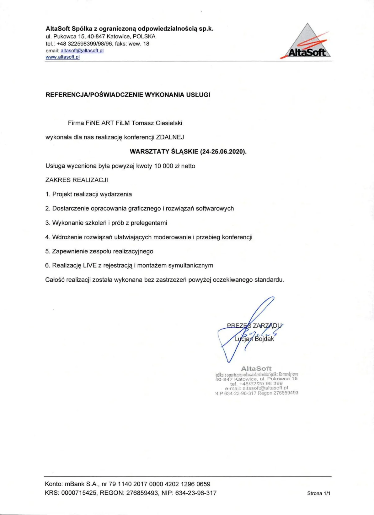 Referencje Altasoft 02