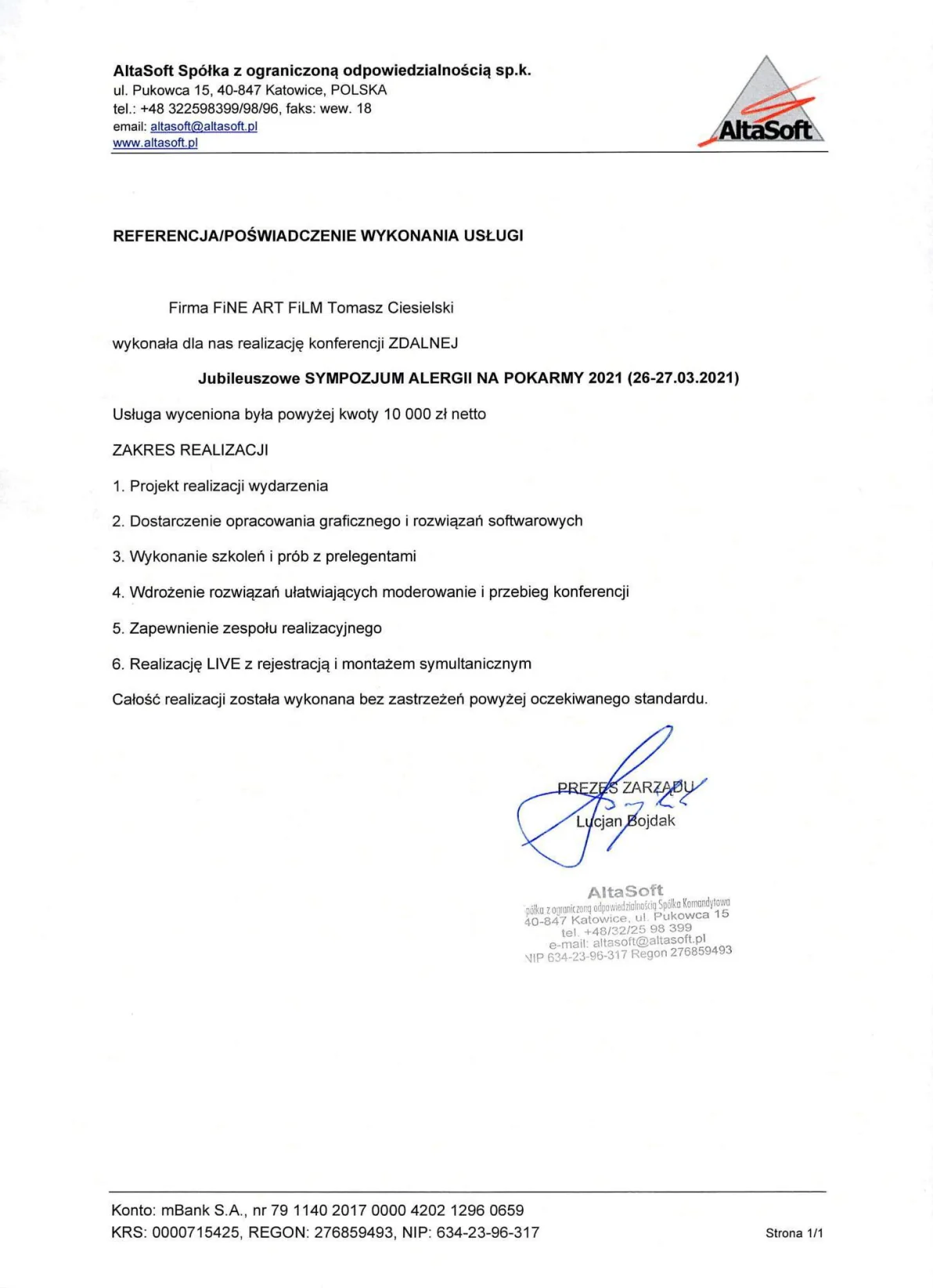 Referencje Altasoft 05