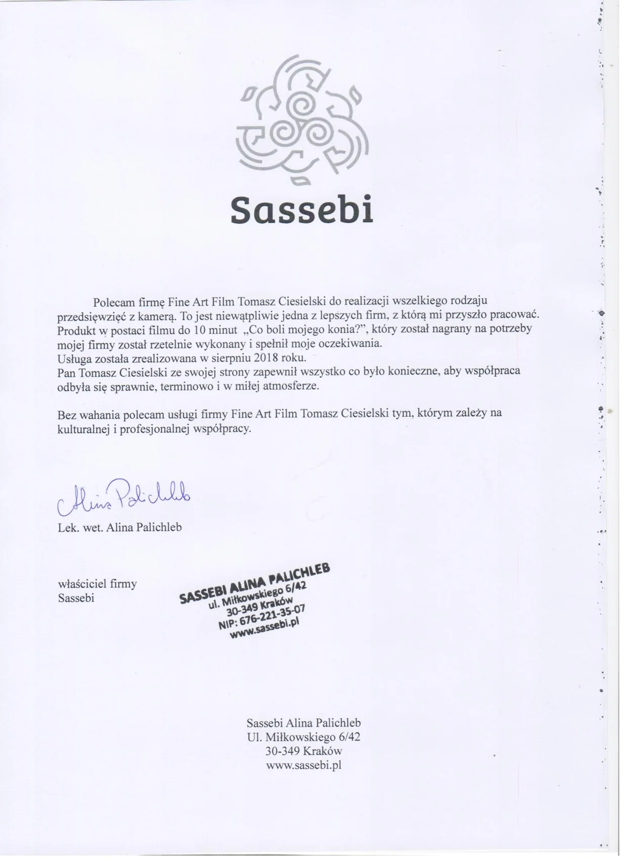 Referencje Sassebi 03