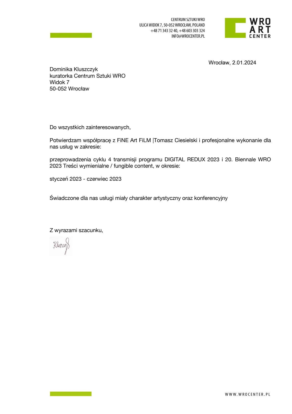 Referencje Wroart 01